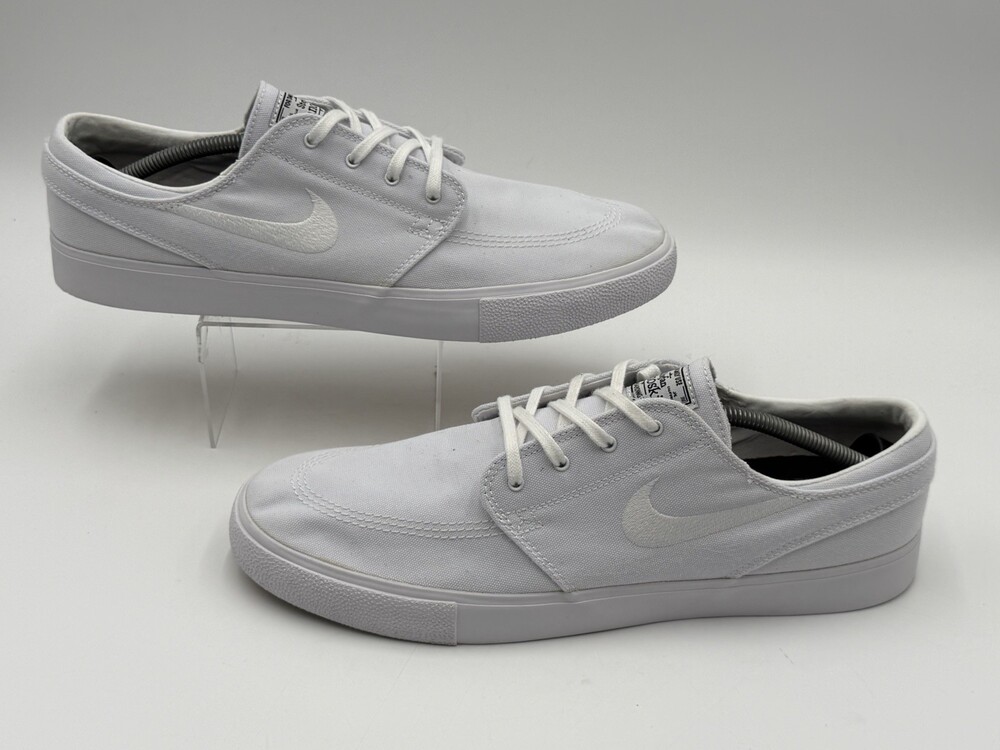 Nike SB Zoom Stefan Janoski Canvas RM Men’s Size 13  White AR7718-100 - Picture 2 of 9